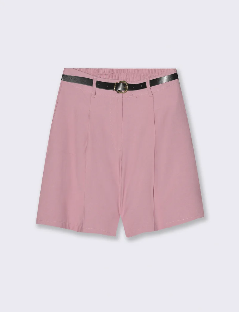Short con cintura - Rosa
