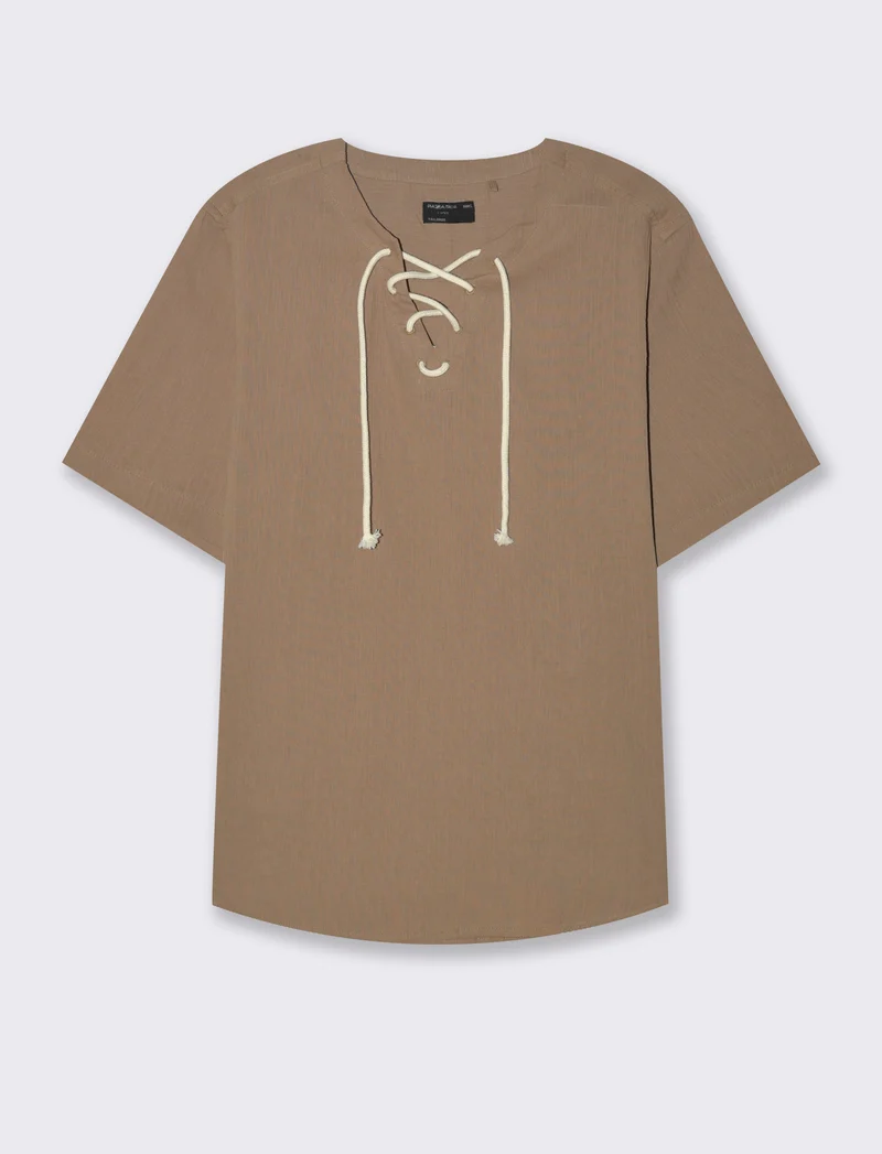 Casacca effetto crepe da uomo - Grigio tortora