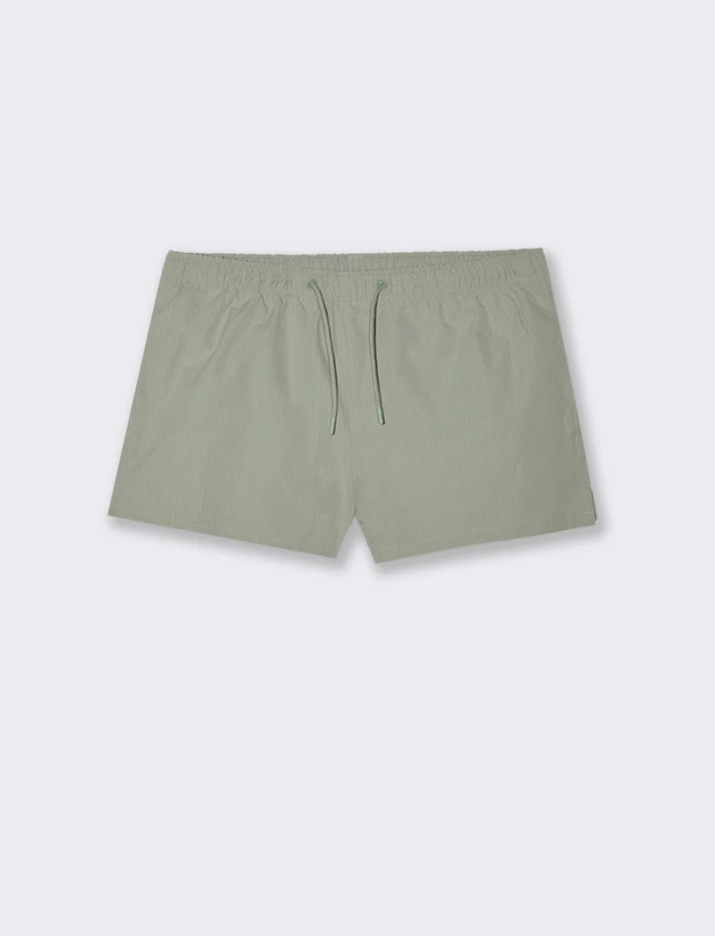 Costume regular seersucker da uomo - Verde