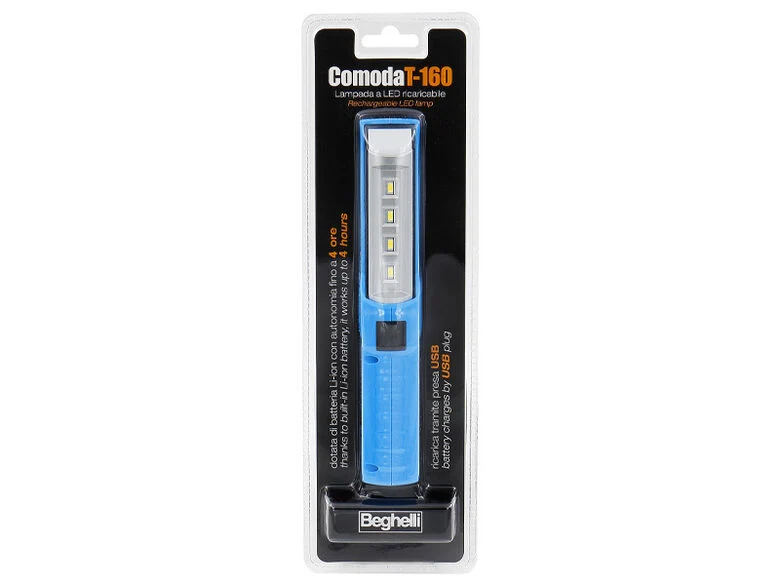 Beghelli Comoda T-160 Blu Torcia a mano LED