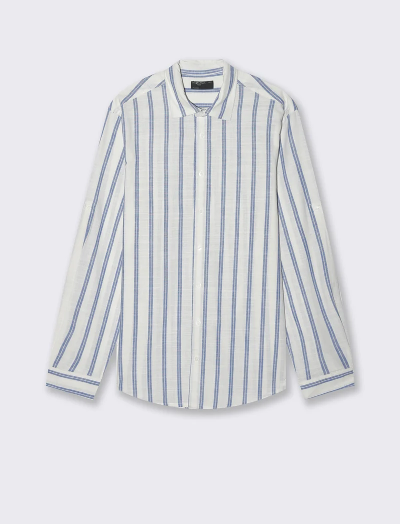 Camicia a righe da uomo - Bluette