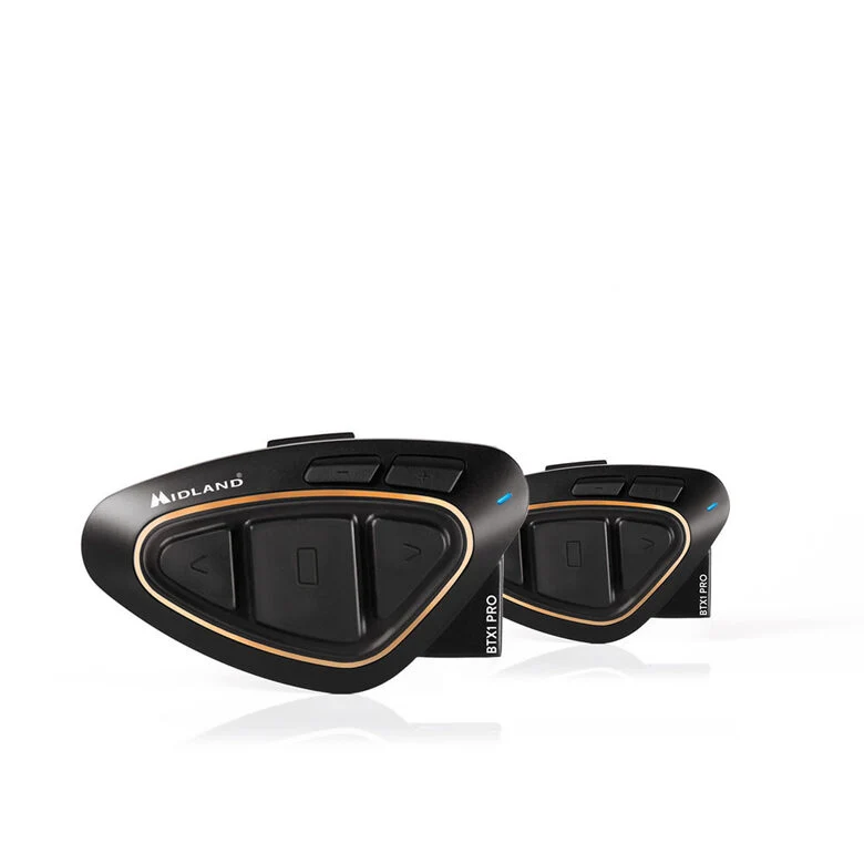 Midland BTX1 PRO Twin interfono da moto 300 m Nero