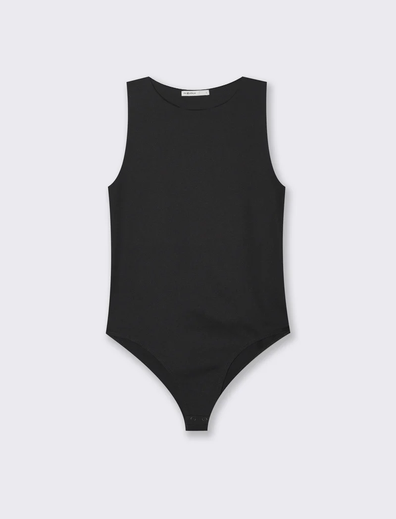 Body giromanica da donna - Nero