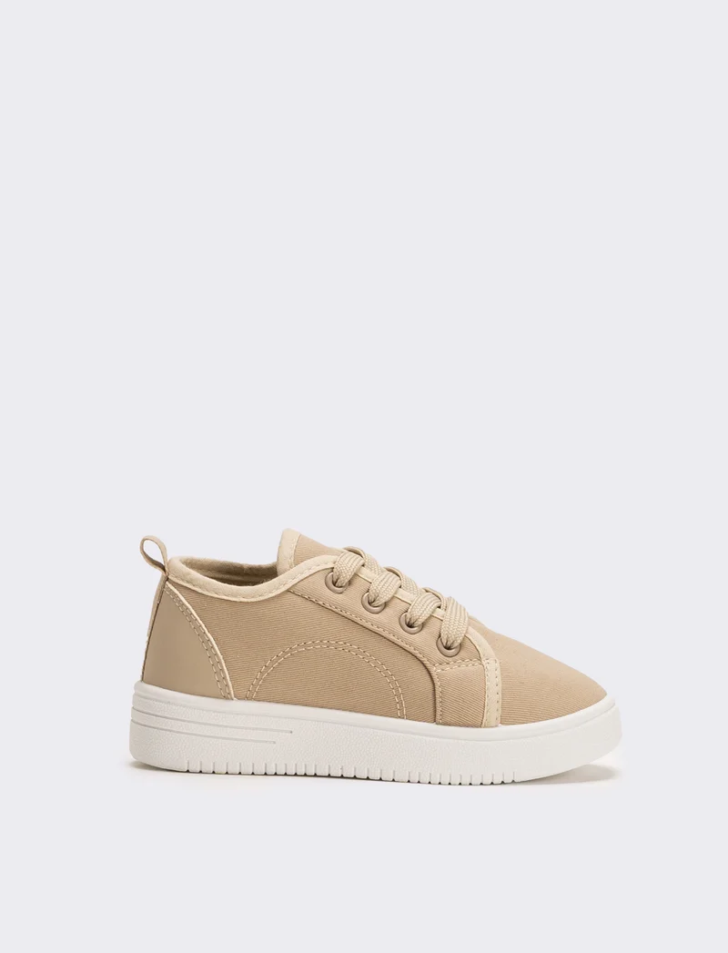 Scarpa da bambino in canvas - Beige