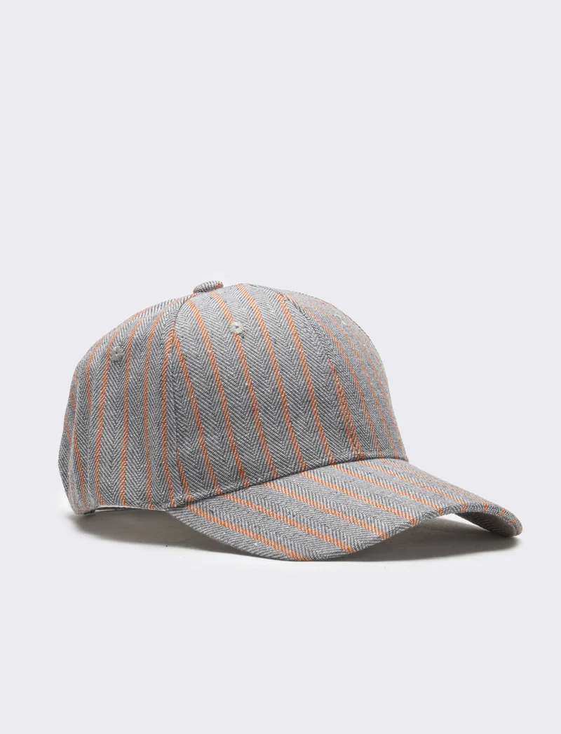 Cappello uomo baseball spigato - Grigio