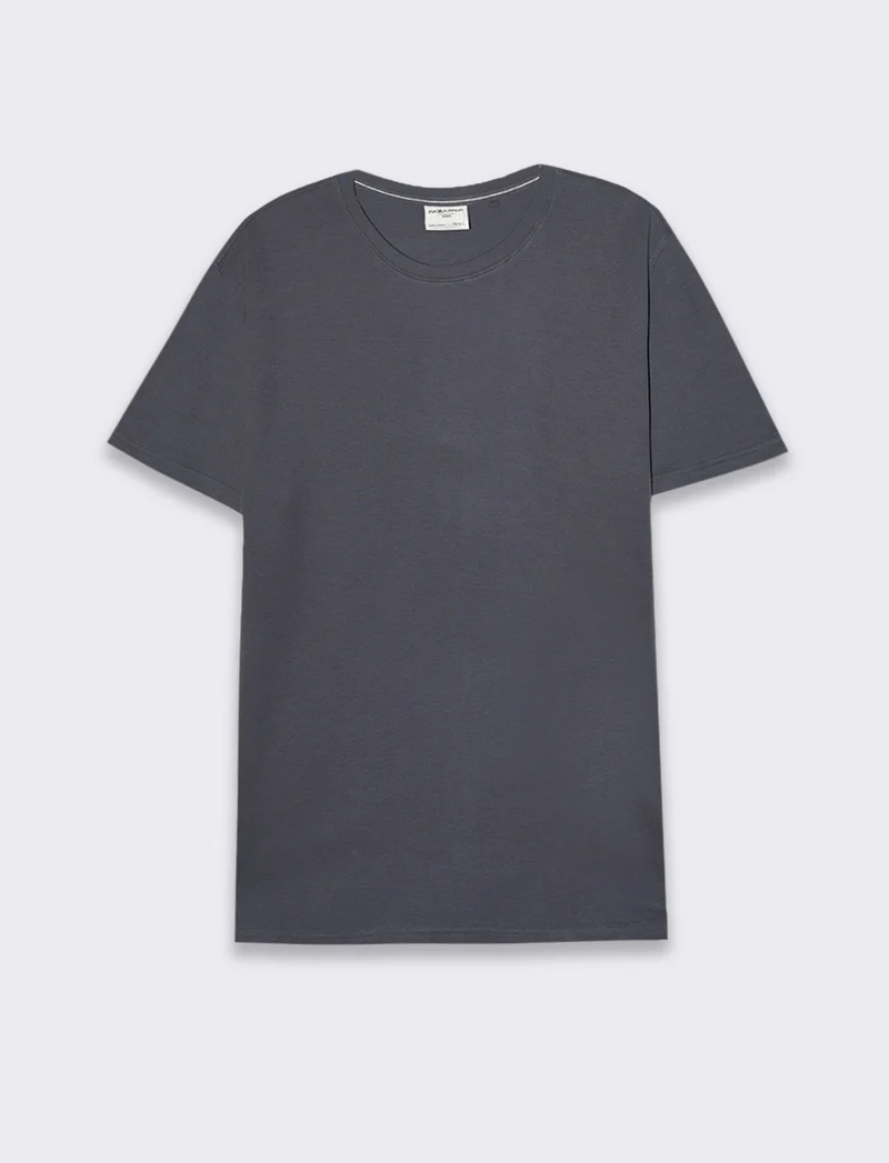 T-shirt in cotone struttura jacquard da uomo - Avion