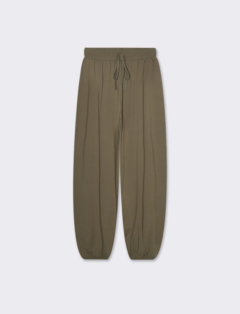 Pantalone stile odalisca da donna - Verde salvia