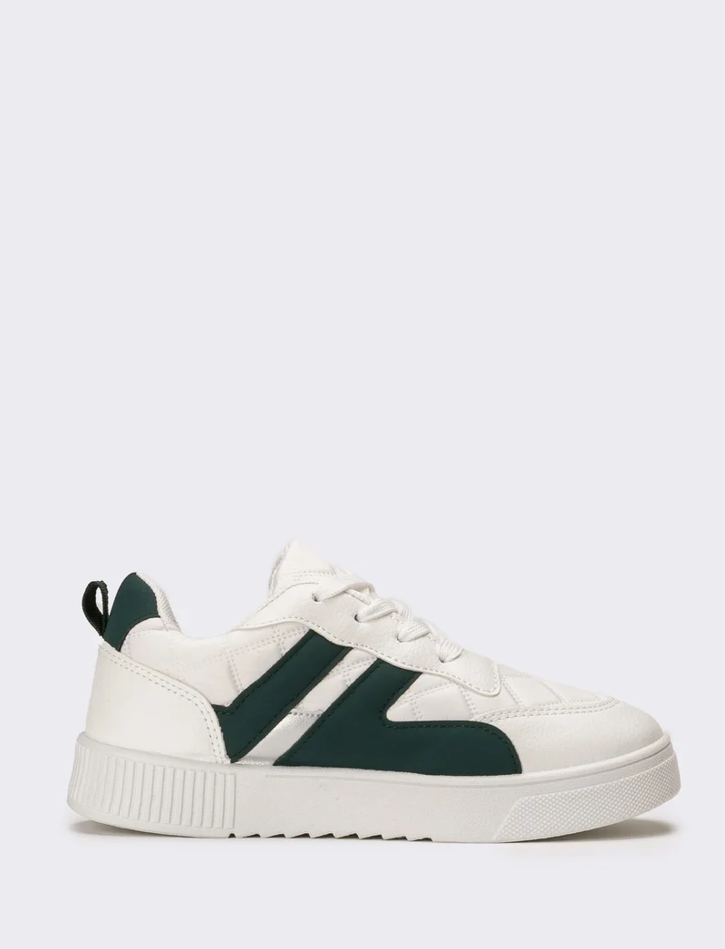 Sneakers da bambino - Blu-verde