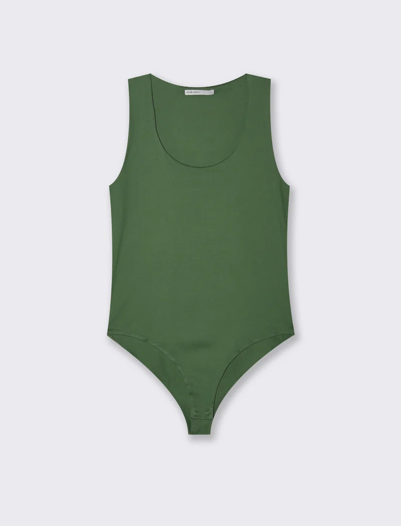 Body giromanica da donna - Verde