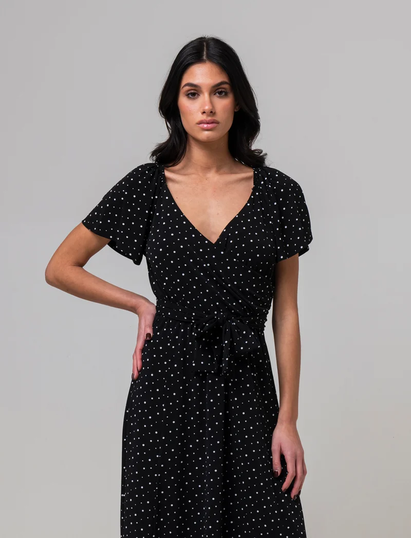 Vestito lungo stampato da donna - var 2
