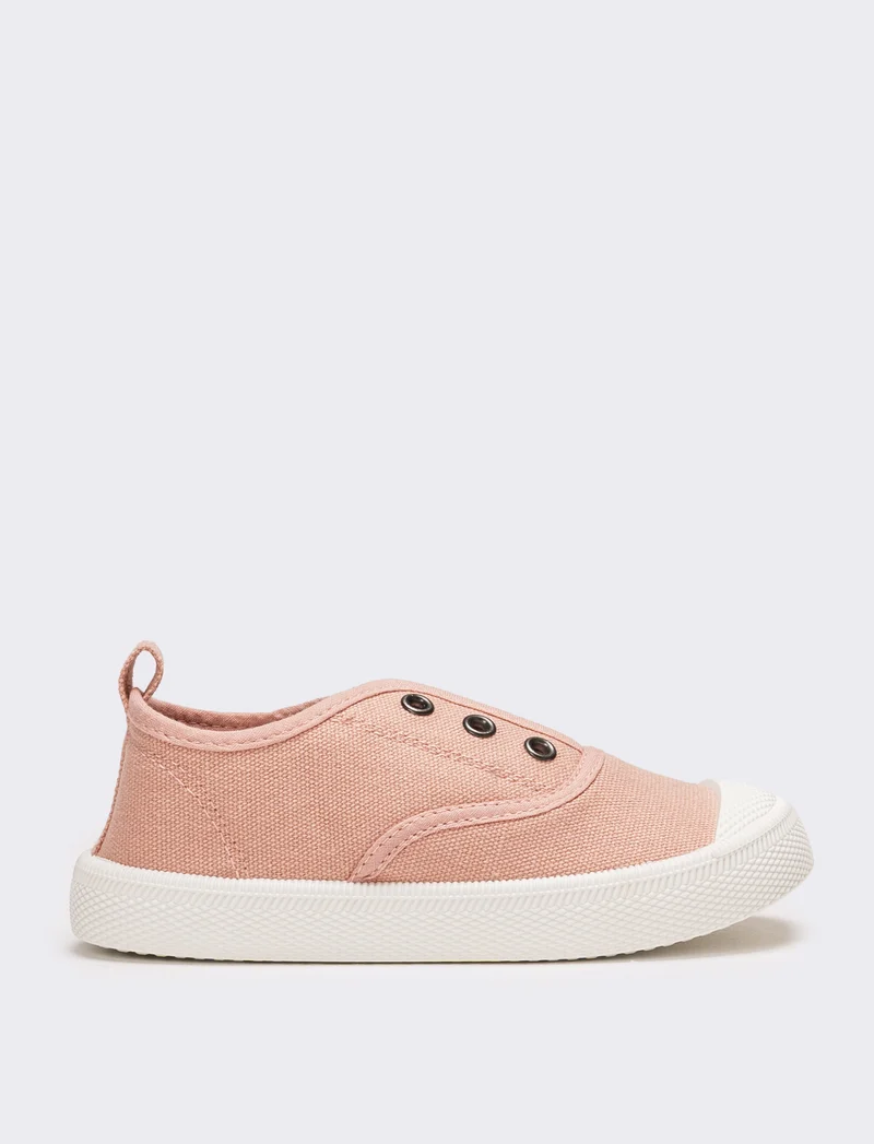 Scarpa da bambina in canvas - Rosa