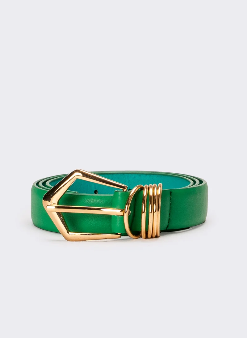 Cintura donna con puntale - Verde