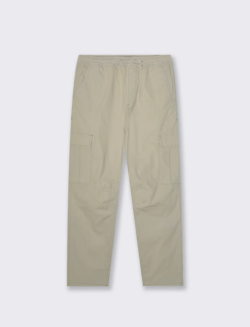 Pantaloni cargo straight fit da uomo - Verde salvia
