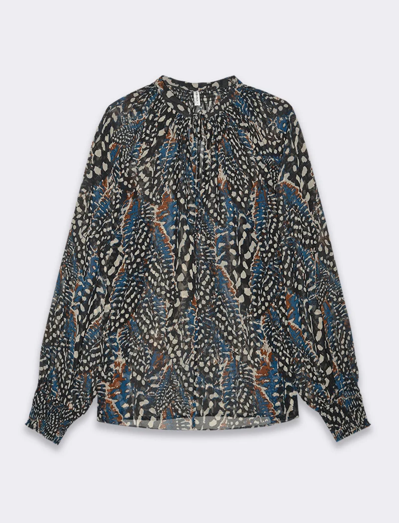 Casacca con collo alla coreana da donna - var 2