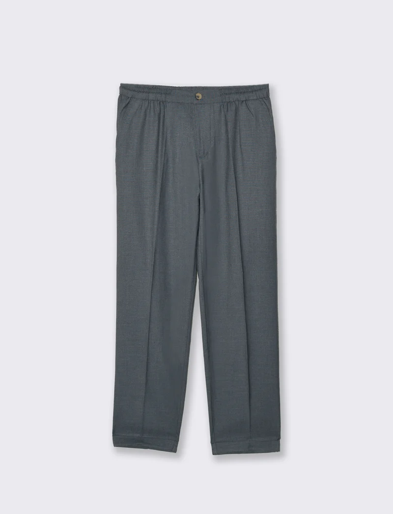 Pantaloni chino jogger effetto fil a fil da uomo - Avion